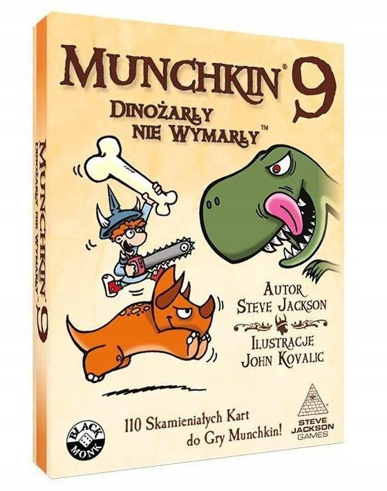 Rodzinna Gra Planszowa familijna Munchkin Dinożarły Nie Wymarły planszówka