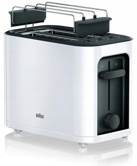 Toster Braun PureEase Ht 3010 Wh biały 1000 W