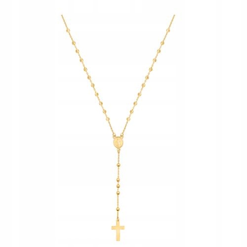 Jemný zapínací růženec vyrobený ze zlata 585 jako dárek