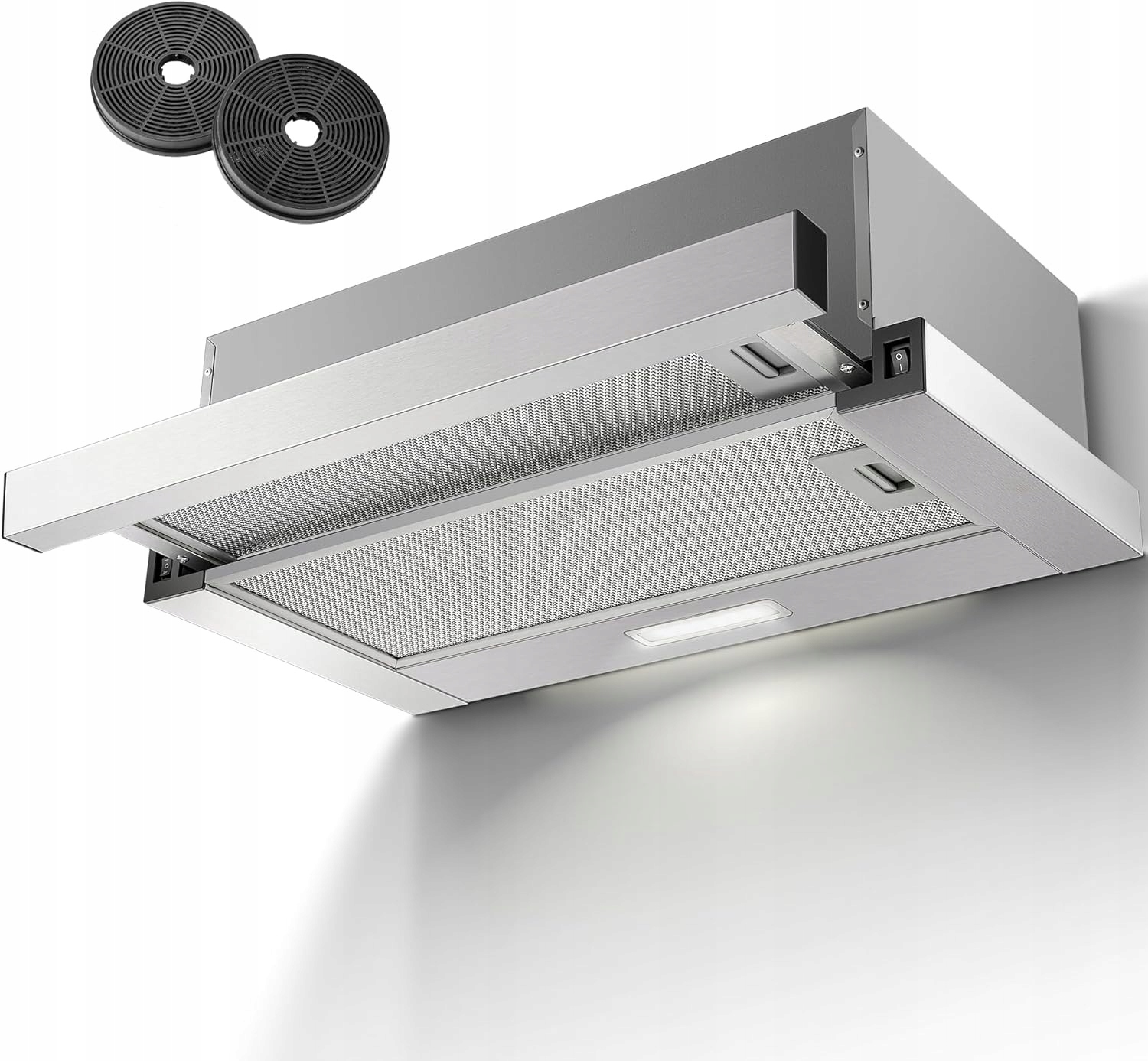 Teleskopowy okap podszafkowy Kichpower 60 cm