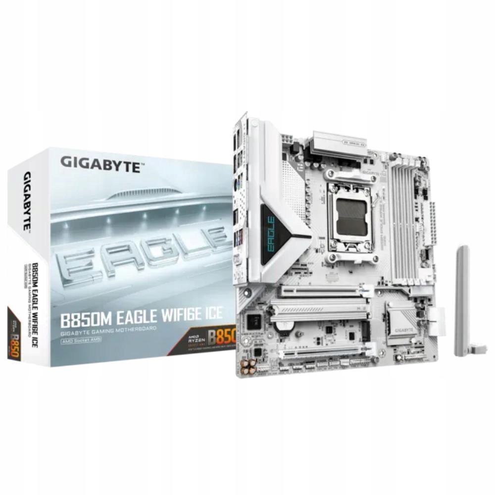 Gigabyte B850 Eagle WIFI6E Ice/ AM5/ mATX B850M Eagle WF6E Ice