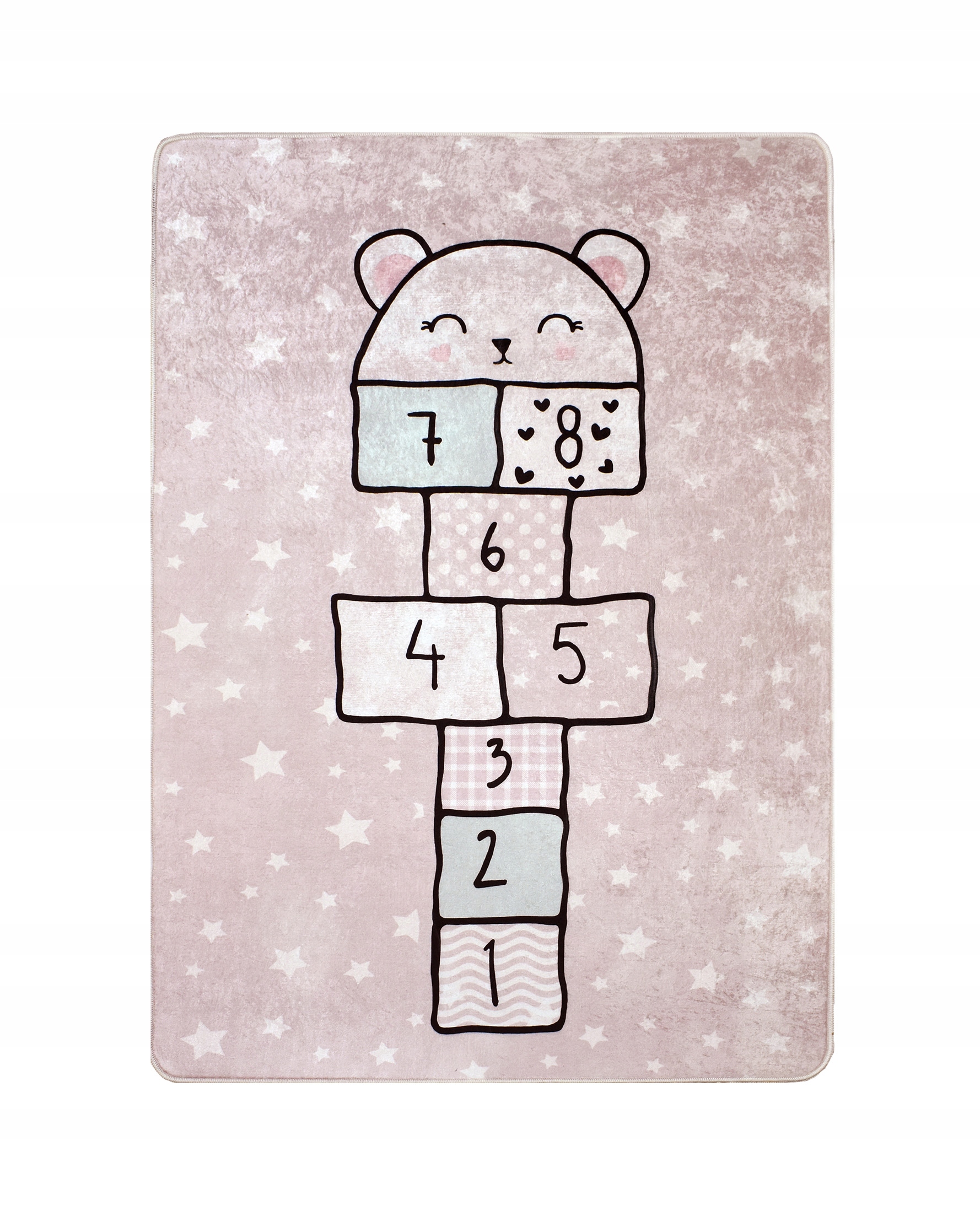 

Dywan antypoślizgowy klasy miś róż 80x150