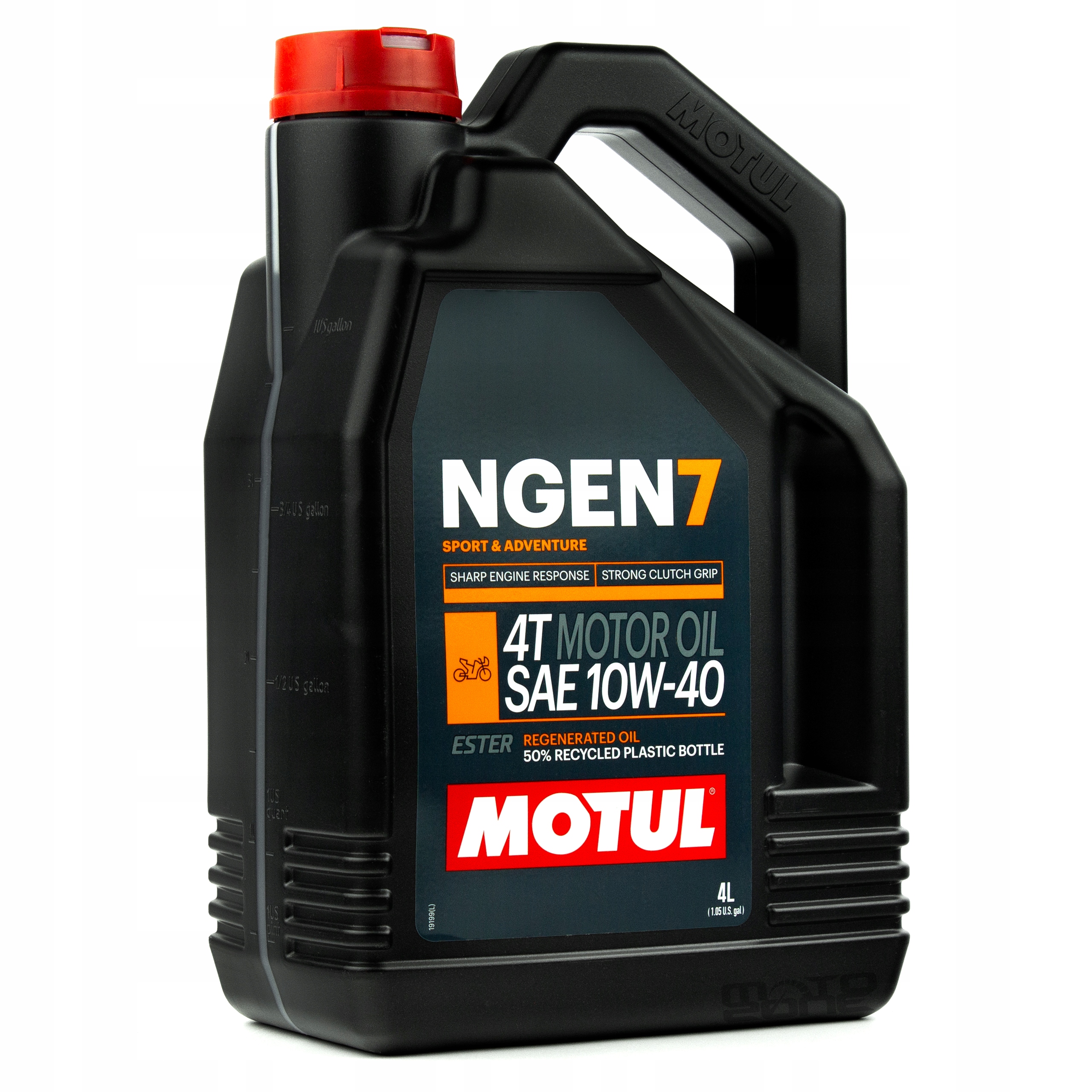 Olej silnikowy 4T 10W40 MOTUL NGEN 7 + filtr KN Rodzaj półsyntetyczne