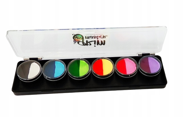 

Paleta farb malowania twarzy ciała GrimMaster MIX