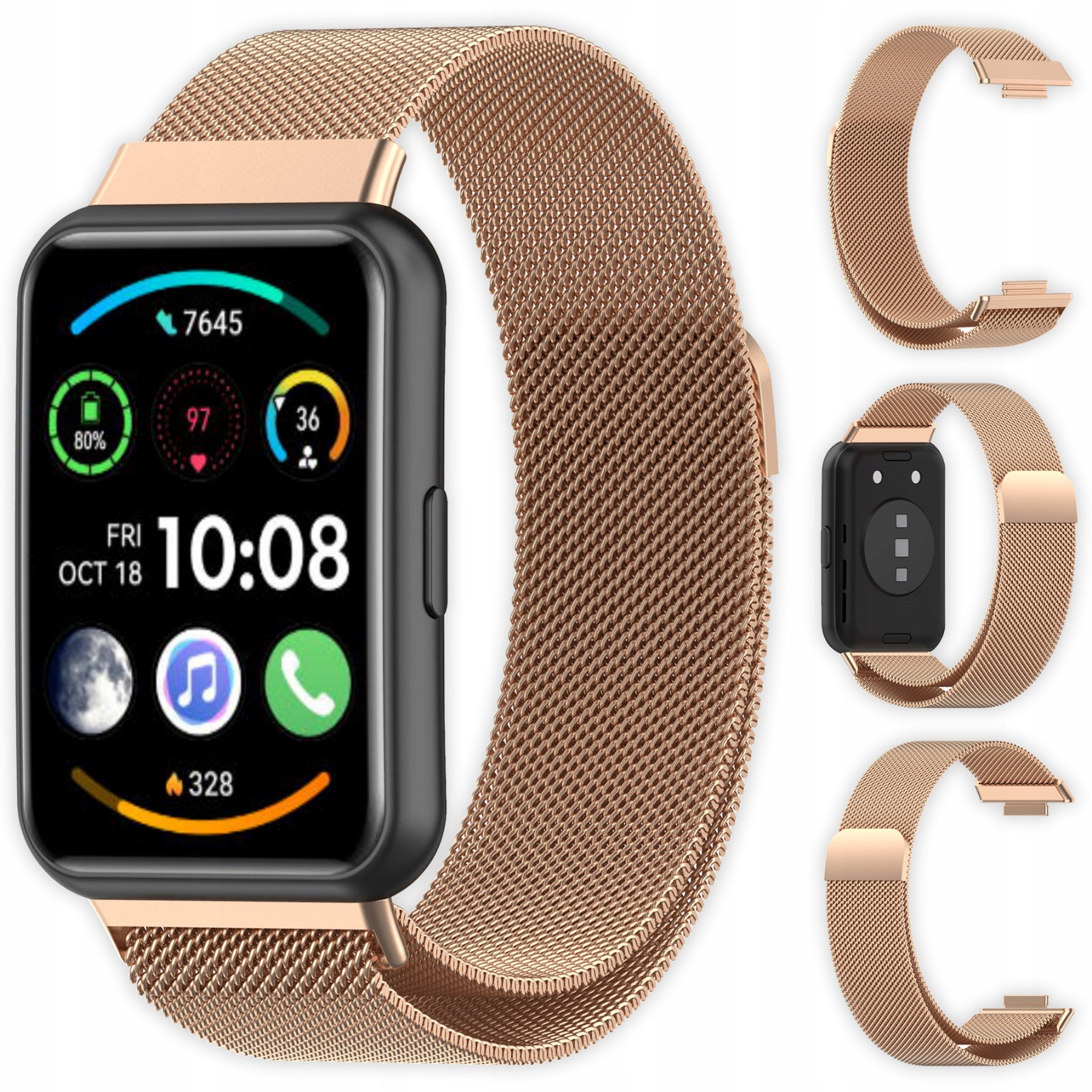 Bransoleta Milanese pasek opaska Vanfone do Huawei Watch Fit 2