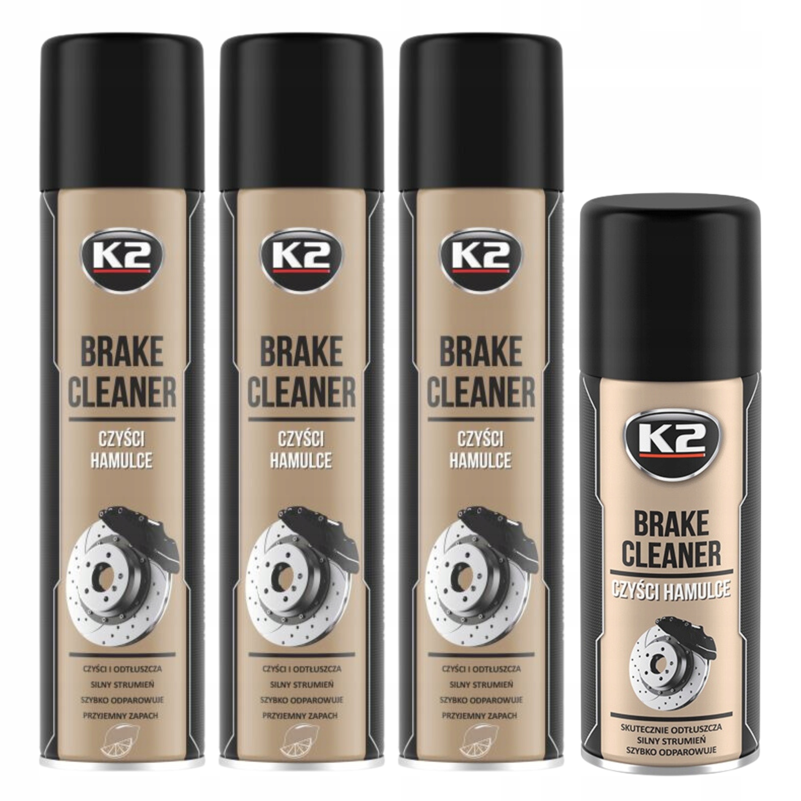 Zmywacz hamulców odtłuszczacz tarcz hamulcowych K2 Brake Cleaner Zestaw