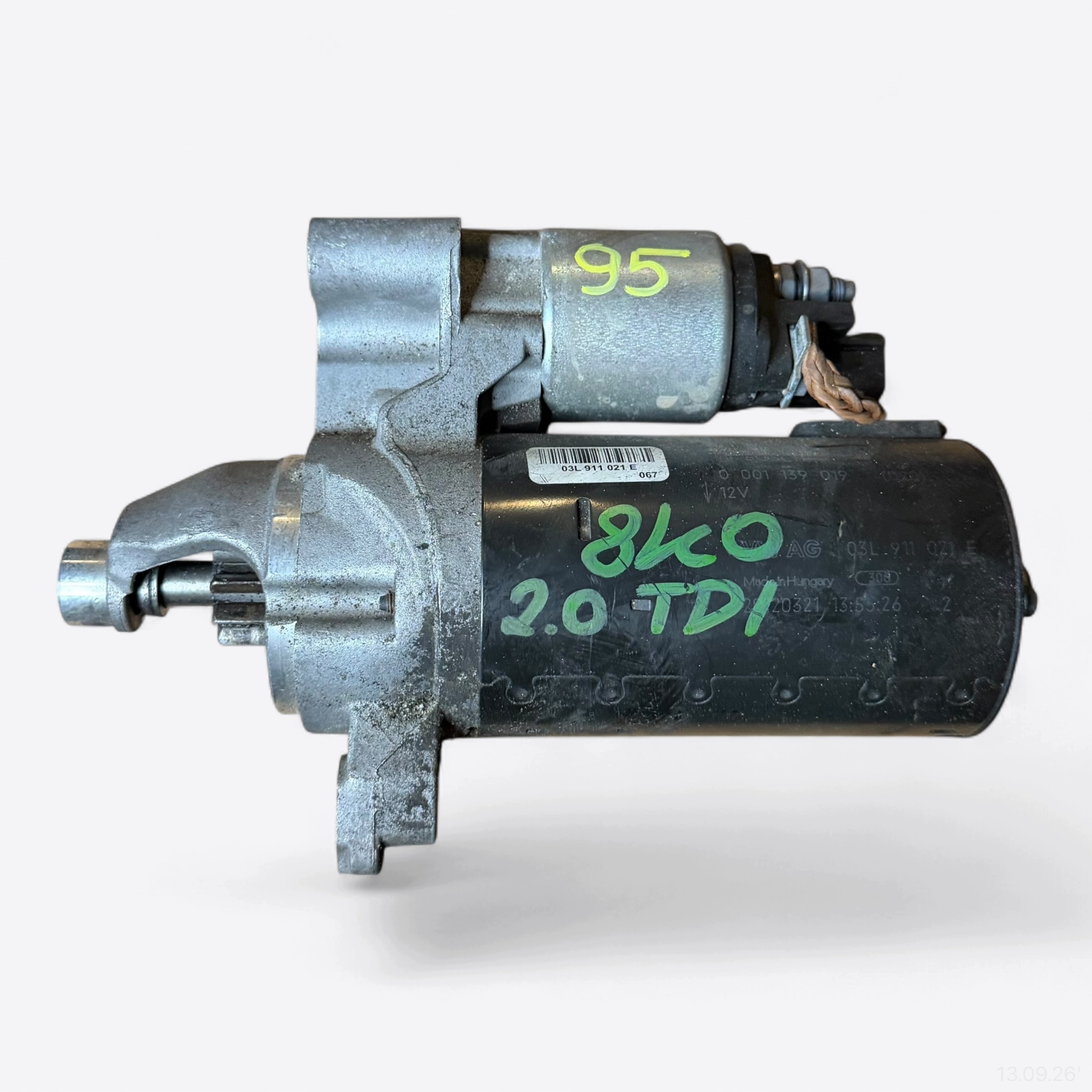starter STARTER original AUDI A4 B8 03L911021E