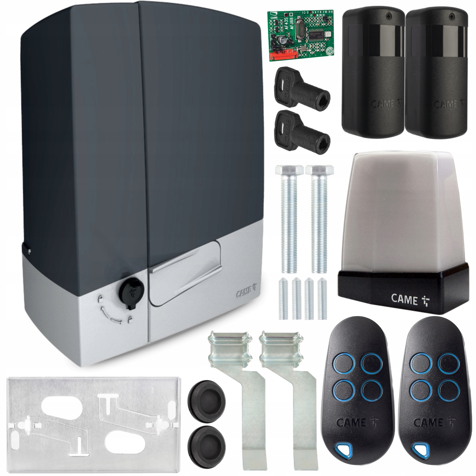 Came Bxv 1000kg 24V Plus Dxr Pohon pro posuvnou bránu, Led Lampa 2x dálkové ovládání