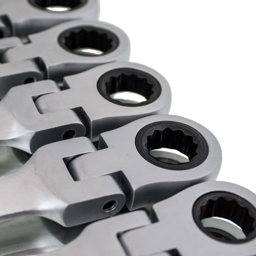 KLUCZE PLASKO OCZKOWE Z GRZECHOTKA ZESTAW BITUXX Producent code M15903