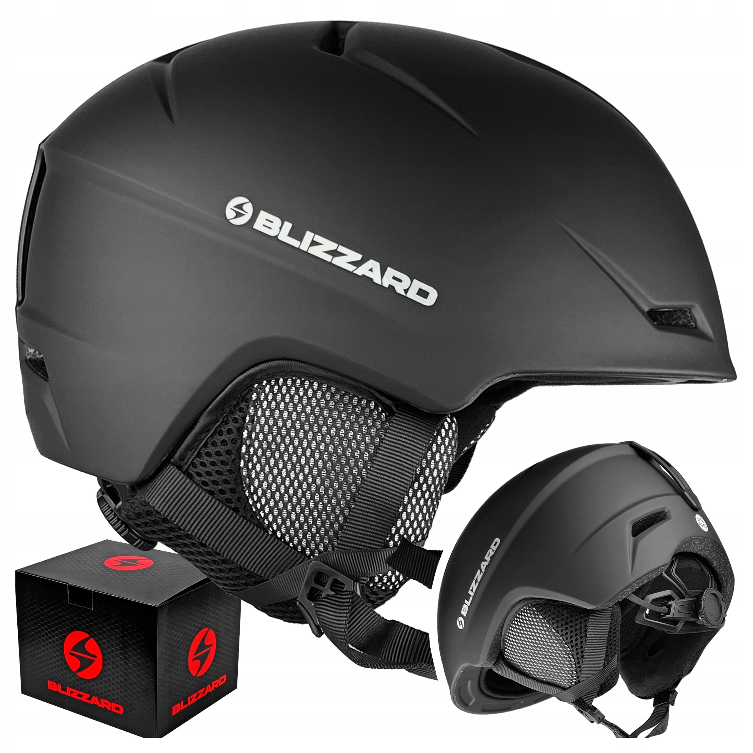 Snowboardová Lyžařská Přilba Blizzard Spider In-Mould Černá L/XL 60-63 cm