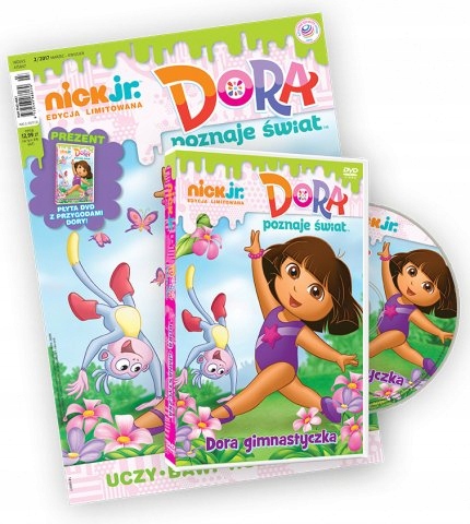 

Dora gimnastyczką DVD (46 minut) Nick Jr. Kd