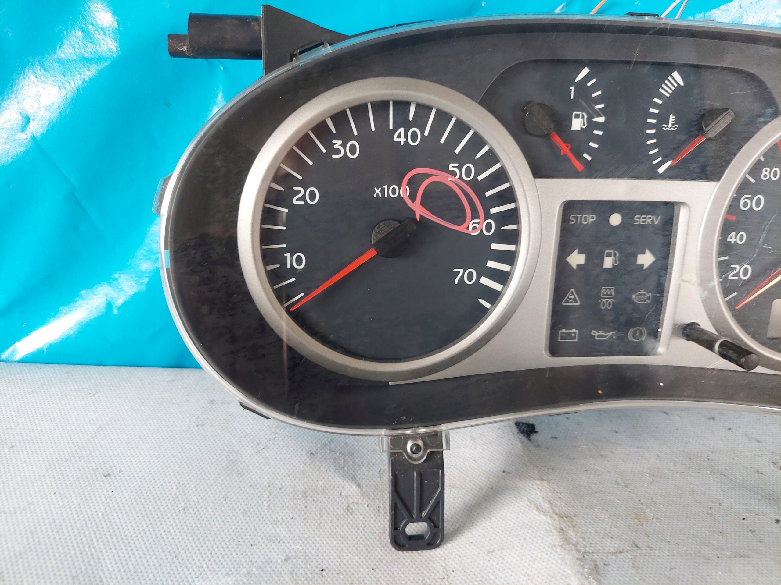 dials clock CLIO II 1.2 B P8200261102