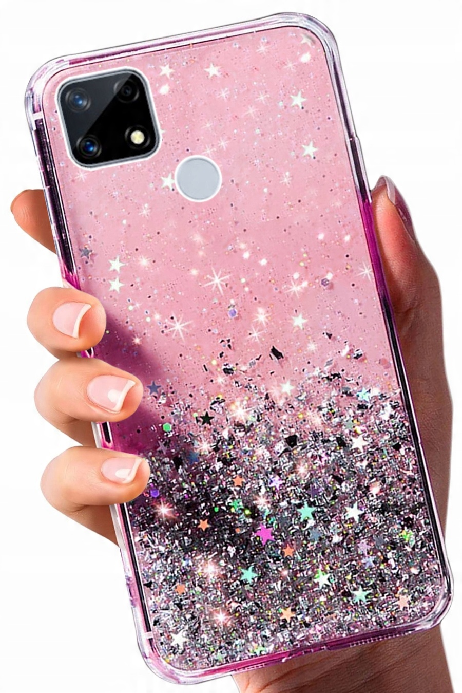 

Etui Do Realme 7i Narzo 30A Shining Brokat Case