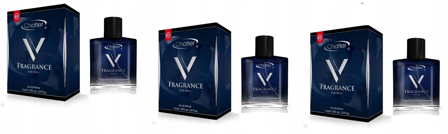 Chatler V Fragrance 3x100ml Edp Men