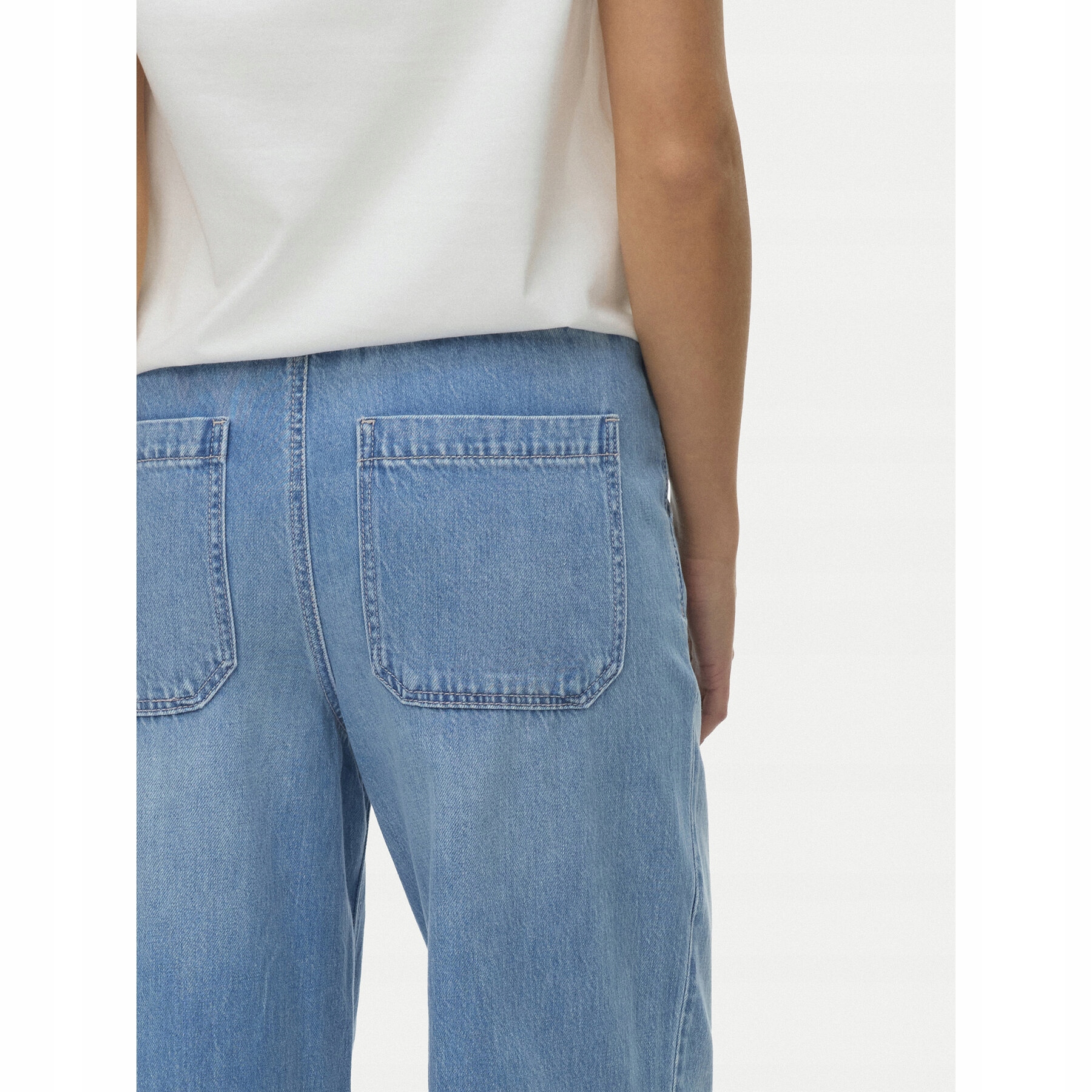 Vero Moda Damskie Jeansy Niebieski 10342870