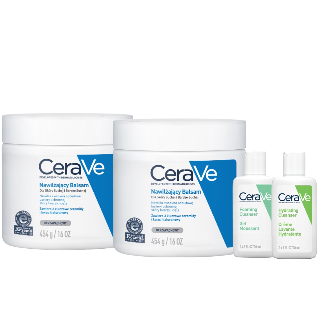 CeraVe Nawilżający Balsam Skóra Sucha i Bardzo Sucha 454g x2