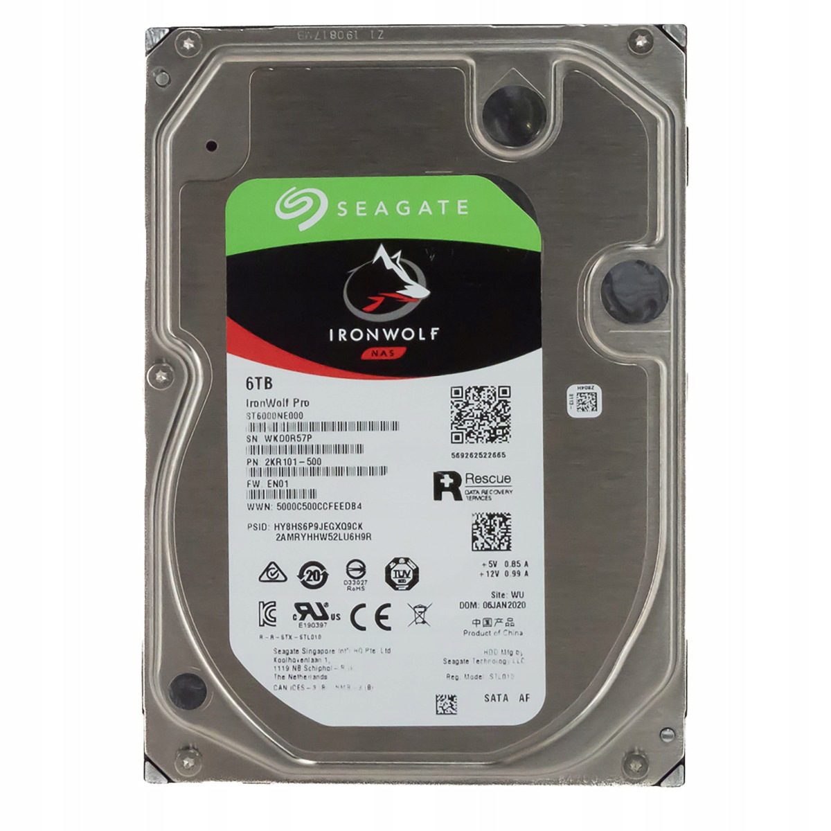 Seagate IronWolf Pro 6TB Sata III 7.2K 256MB 3.5'' ST6000NE000