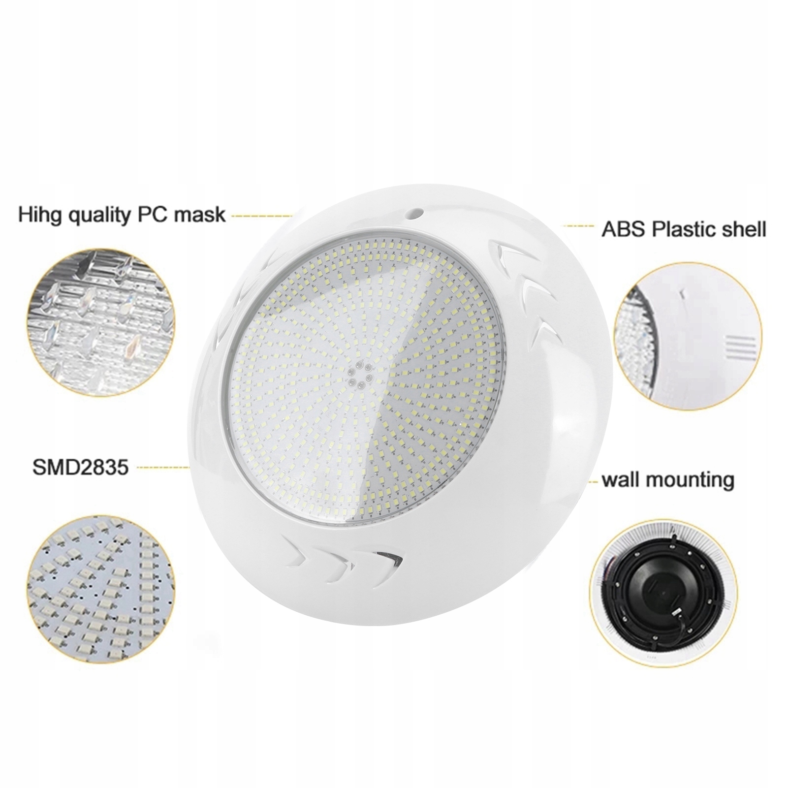 LAMPKA LED DO WODOODPORNA 35W AC12V 468LED Stan opakowania oryginalne