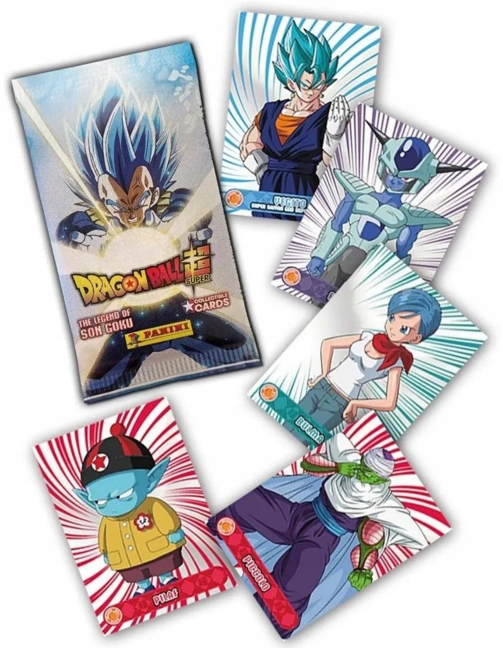 Dragon Ball Album na karty Megazestaw Startowy Panini Super Legend Son Goku Rok wydania 2023