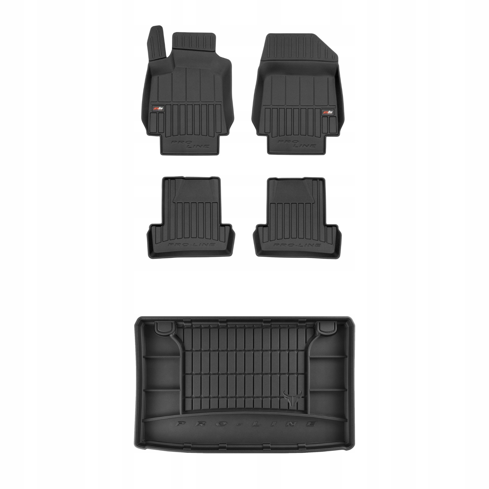 Sada gumových kobercov a rohoží pre Renault Clio III 2005-2012