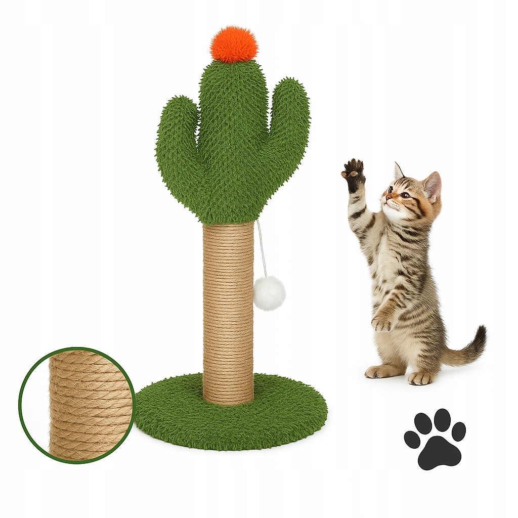 Levně Škrabadlo pro kočky, Pro Kočky , sloupek, Hračka , 5/9 9 Cm , provázek