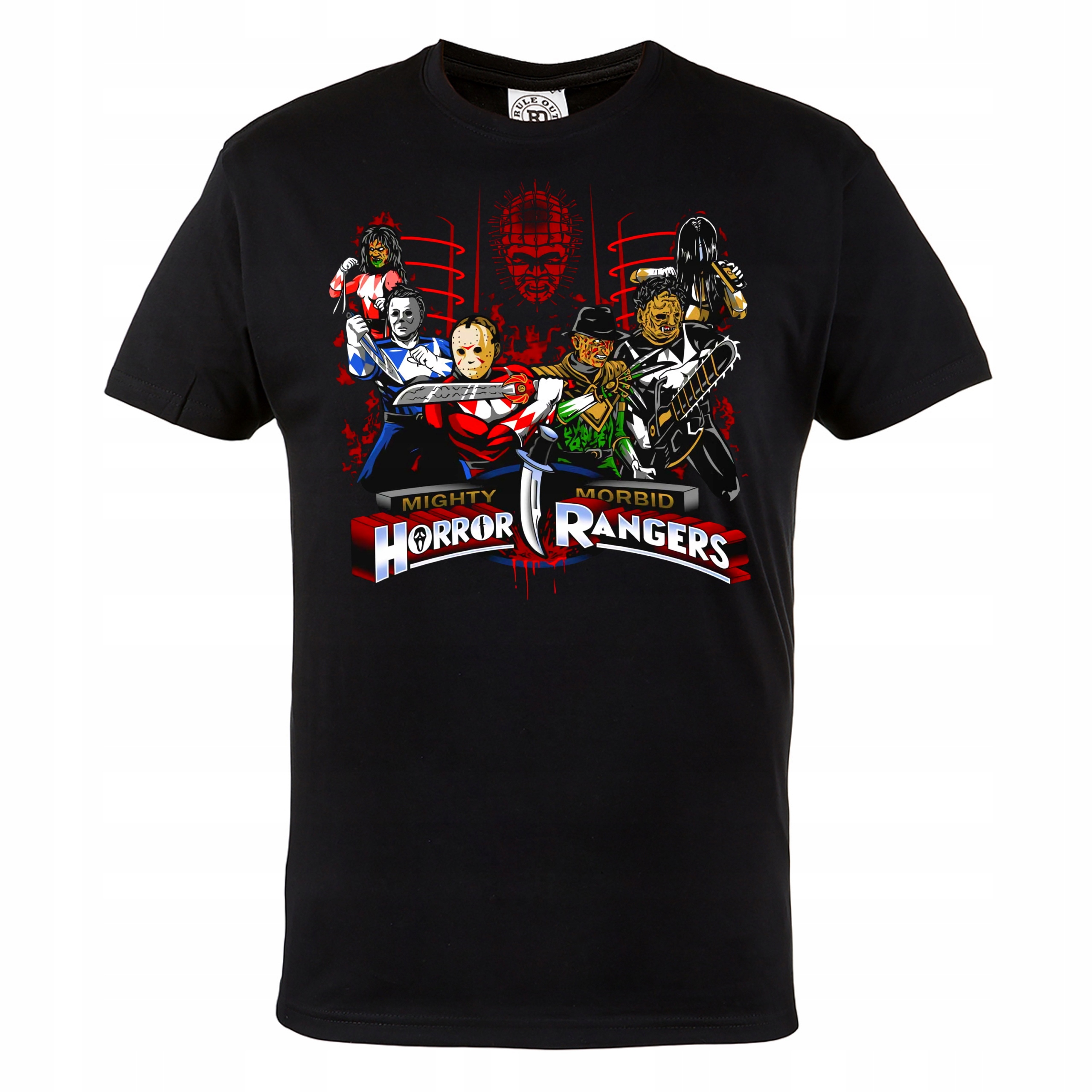 

Męska Koszulka Z Nadrukiem Horror Rangers HAL131