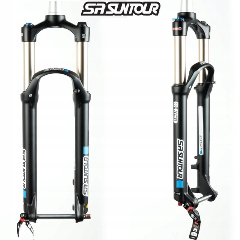 Amortyzator 29" Disc Tapered Sr Suntour XCR34 Lo-r Sztywna oś skok 130mm