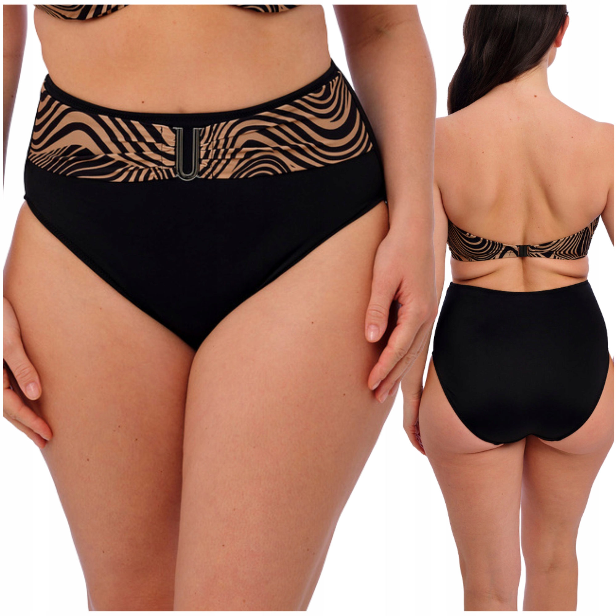 Plavkové kalhotky maxi k oblečení Fantasie Pemba Island High Waist L