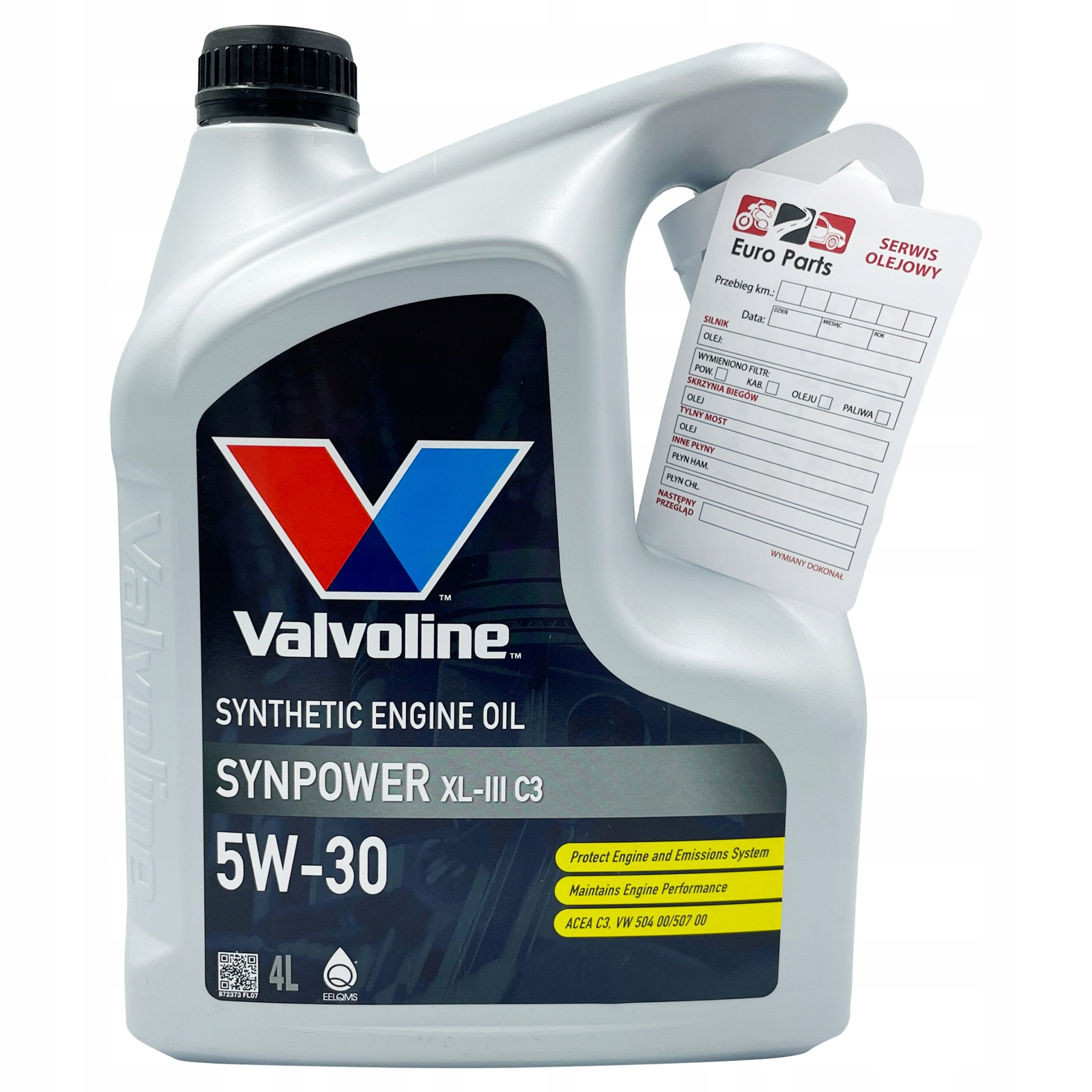 Valvoline Synpower XL III C3 5W30 5W-30 4L 504/507