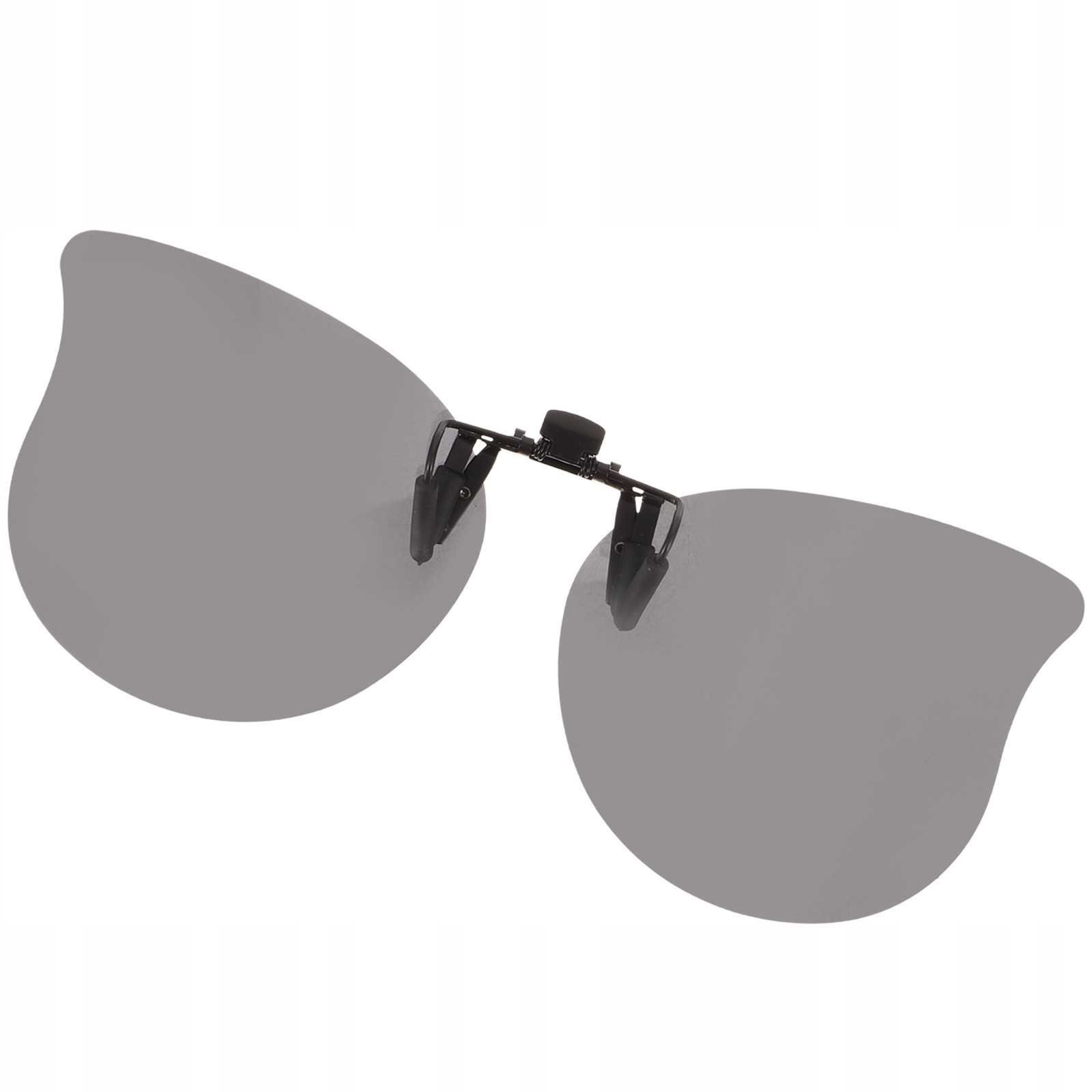 Uniwersalne okulary przeciwsłoneczne z klipsem, Pvc, czarne