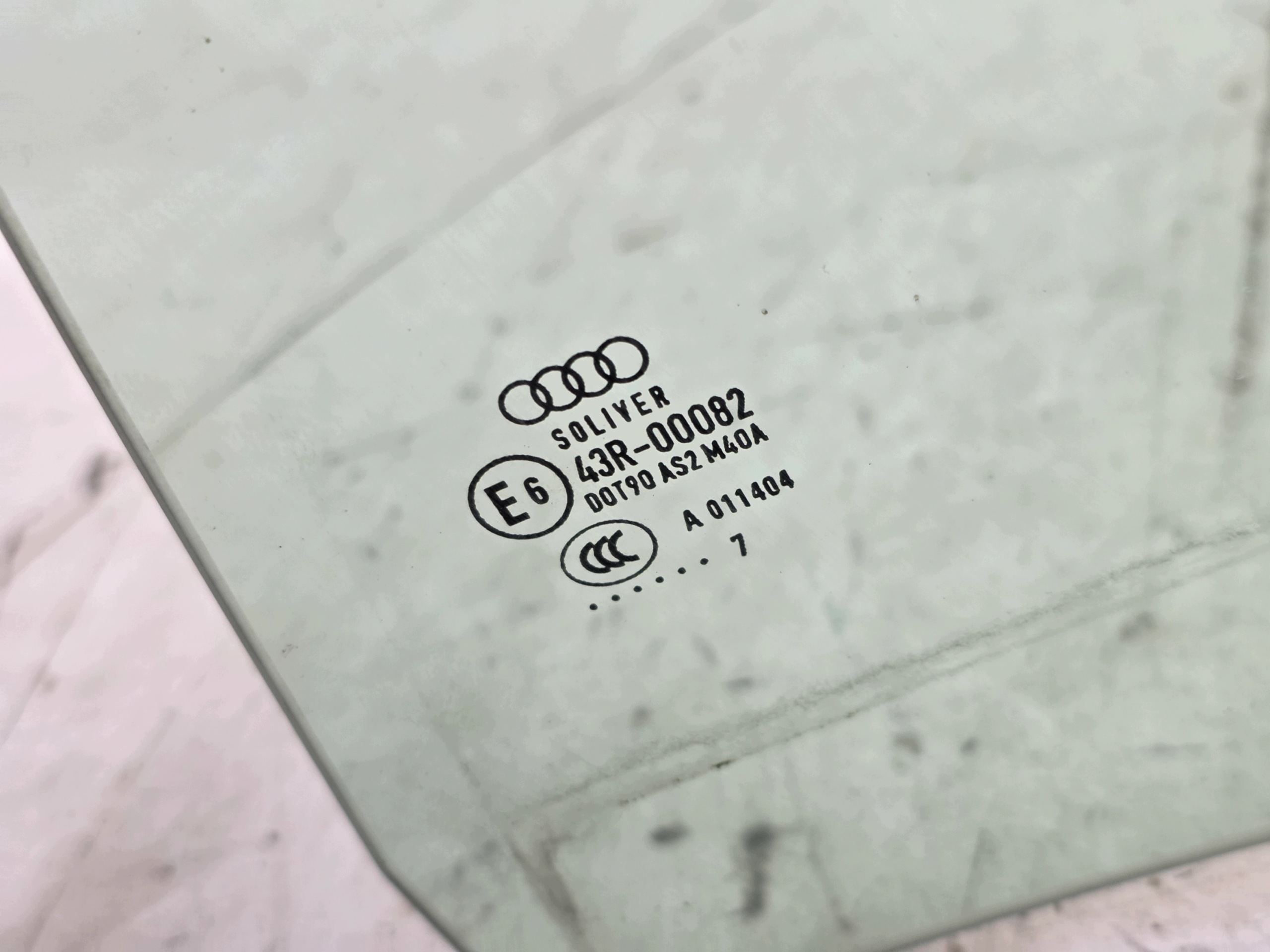 window door left rear part AUDI A6 C7 sedan 4F5 2017 year original