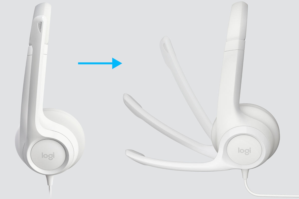 Słuchawki LOGITECH H390 Biały Rodzaj słuchawek nauszne