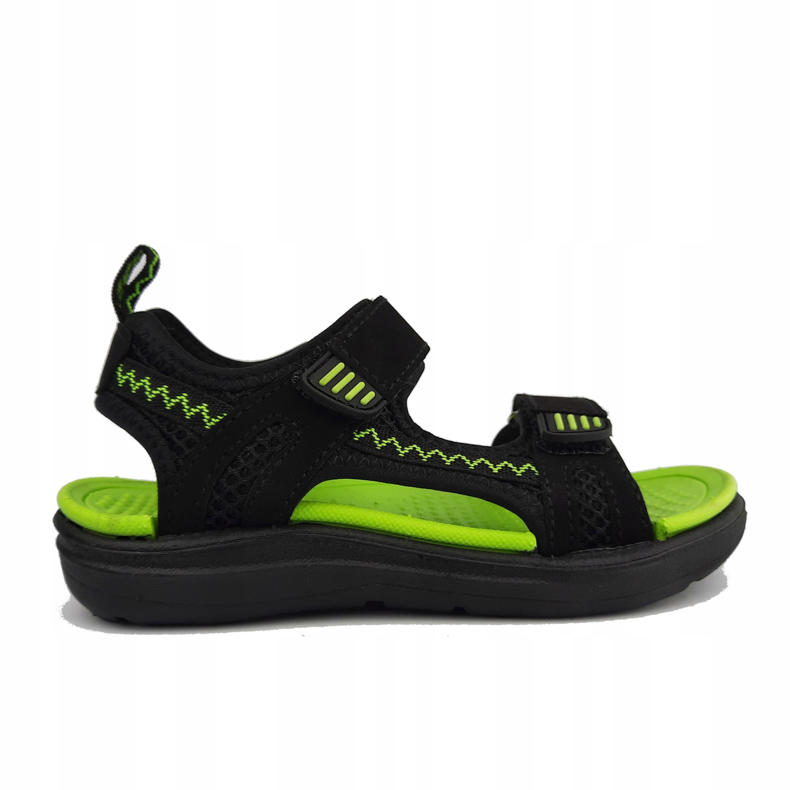 

Sandały dziecięce sportowe na rzep zielone (31)