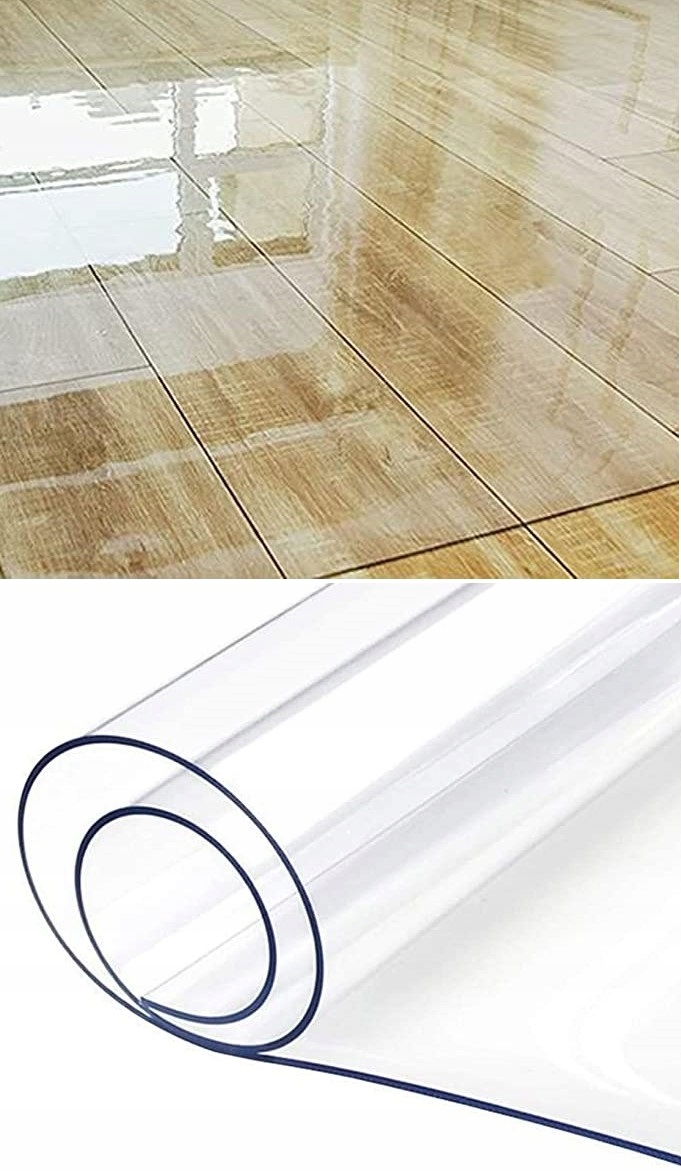 MATA OCHRONNA POLIWĘGLAN POD KRZESŁO FOTEL 120x140 - 1 mm