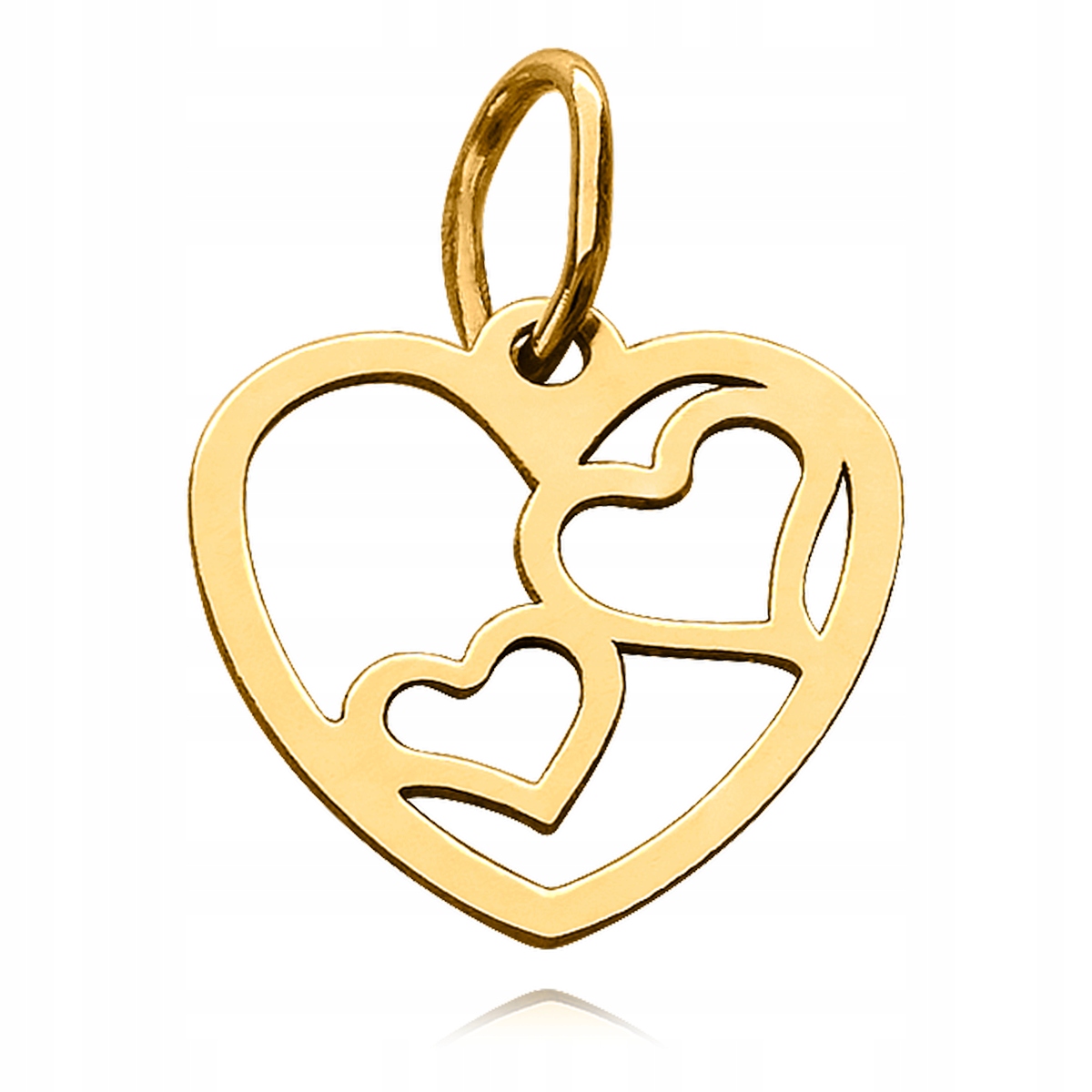 ZŁOTA ZAWIESZKA SERDUSZKO PRÓBA 333