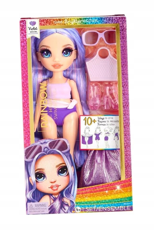 RAINBOW HIGH SWIM&STYLE FASHION DOLL - VIOLET
