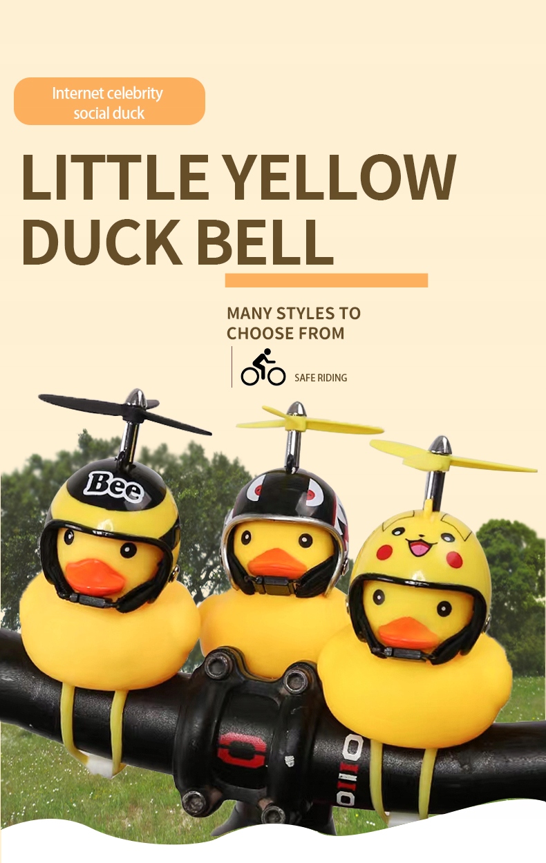 Lampka rowerowa, dzwonek w kaczuszka Pikachu Rodzaj przednie