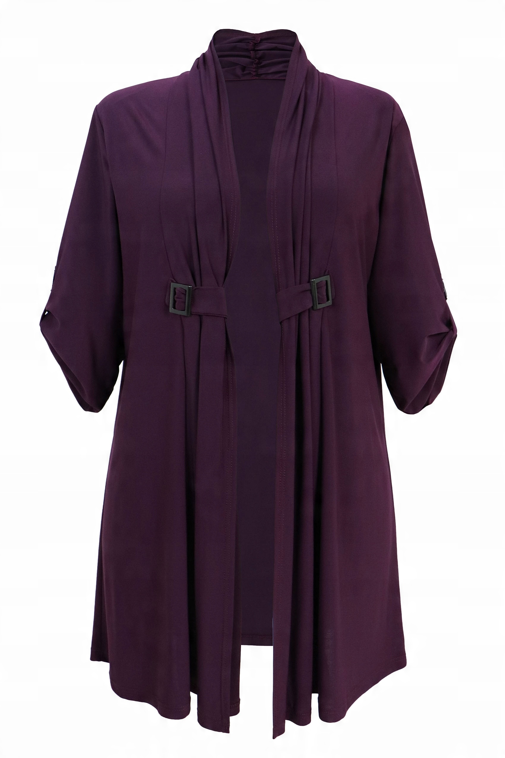 

lekkie Wdzianko oversize bakłażan XL 48 50 52