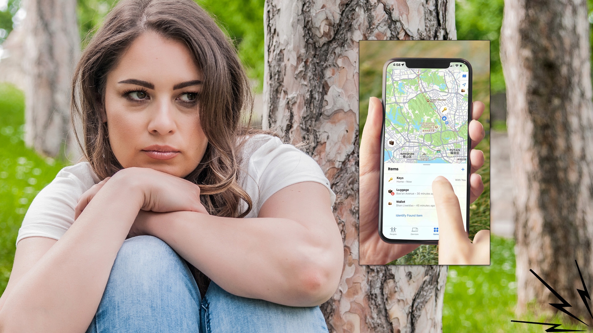 GPS-локатор MiLi MiTag BT Apple iOS для ключів від багажу