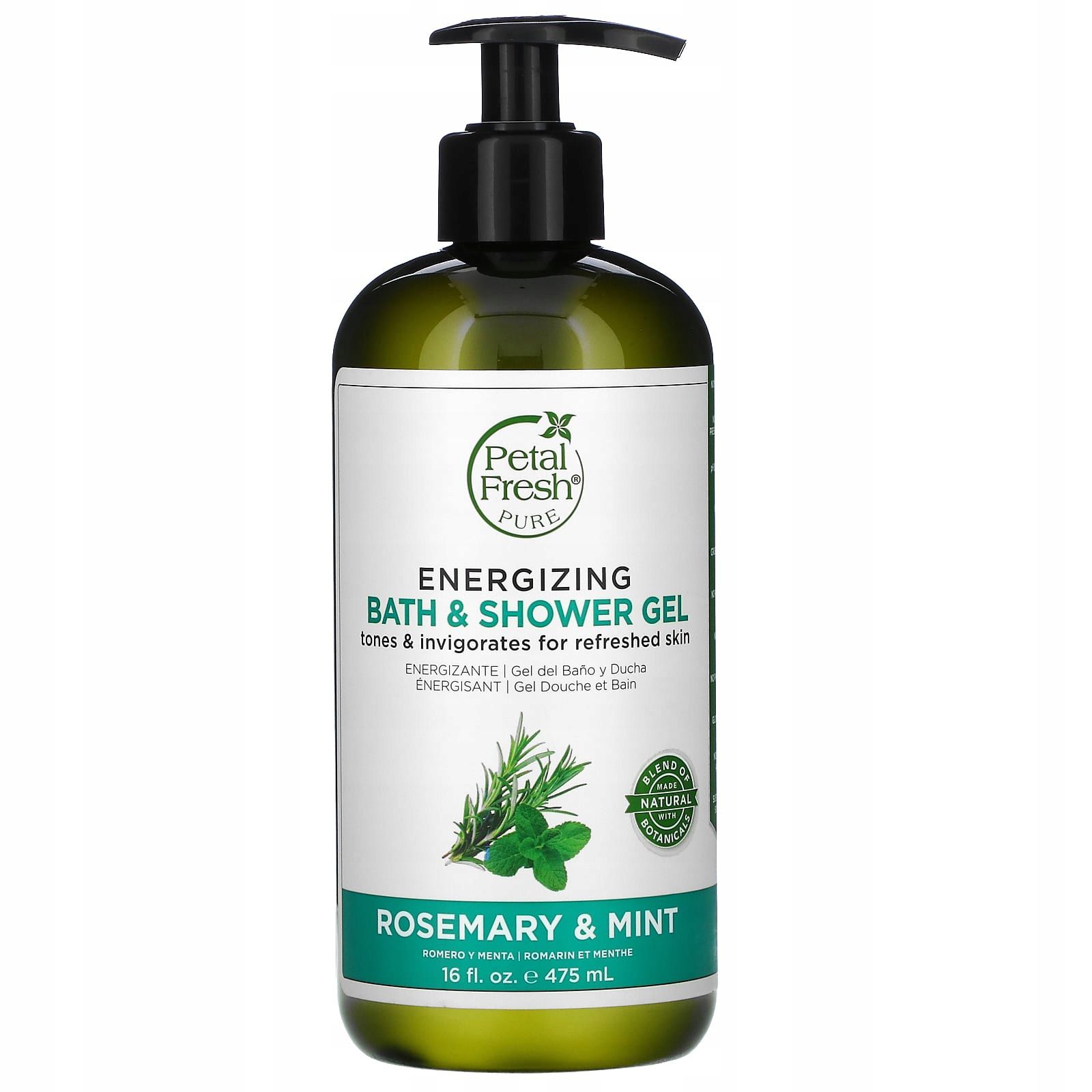 Petal Fresh Pure Rosemary+mint Sprchový Gel 475 ML