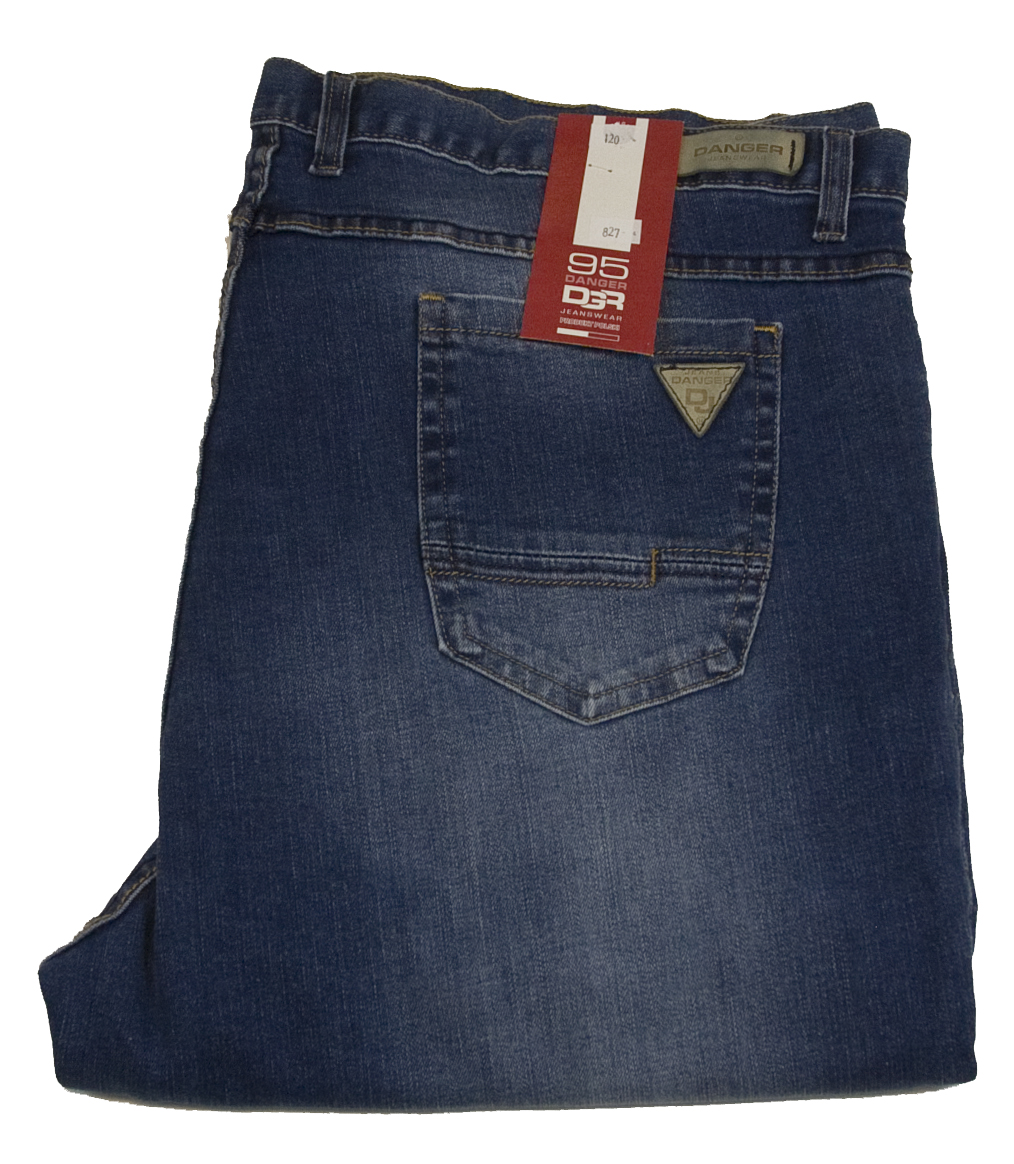 Spodnie Jeans Danger Duże Pas 120 Kod 827