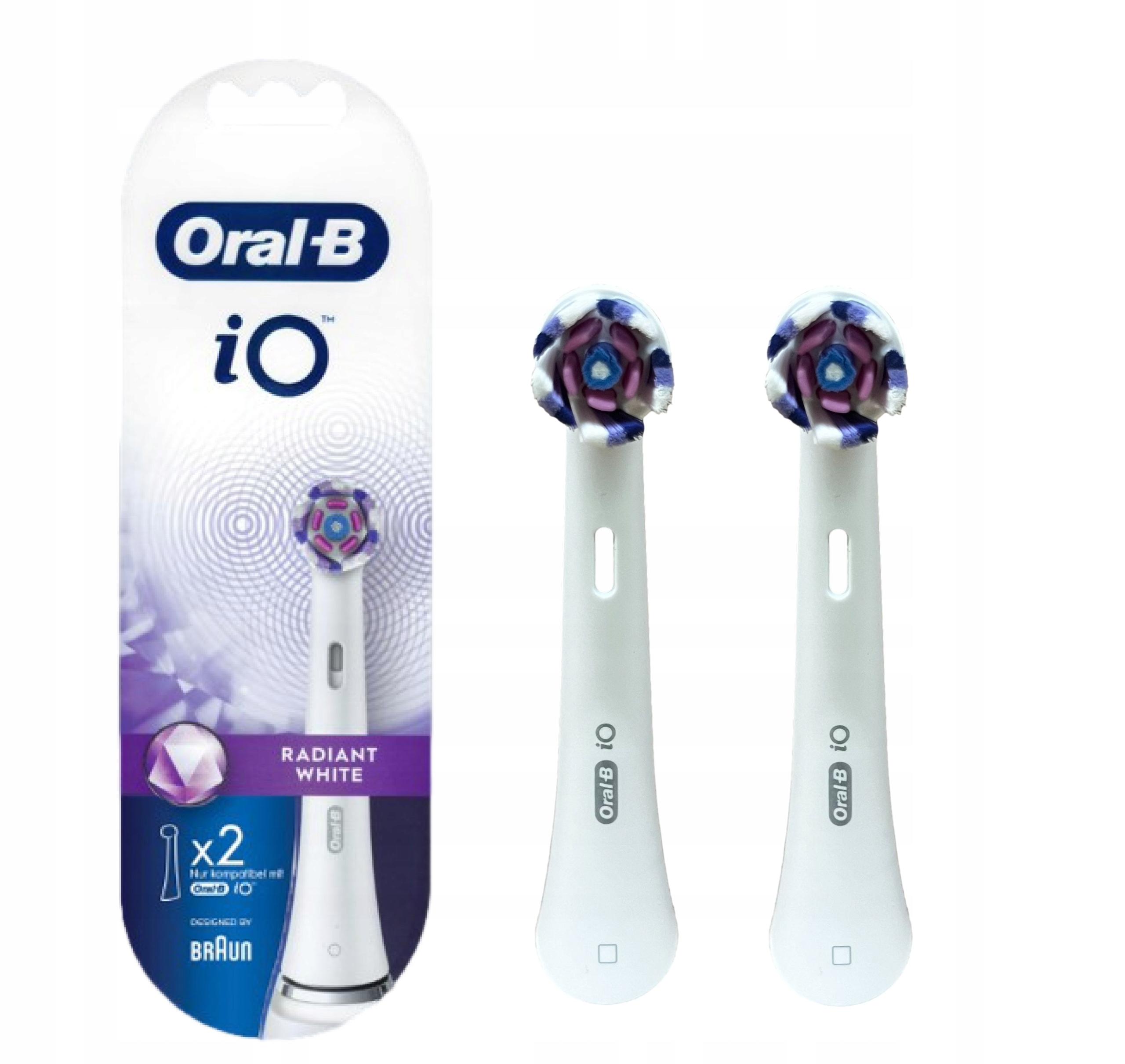

Oryginalne Końcówki Oral-b iO Radiant White 2szt.