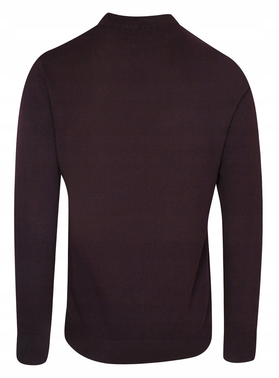 Męski półgolf Klayczny -BURGUNDOWY- BRAVE SOUL -L Marka Brave Soul