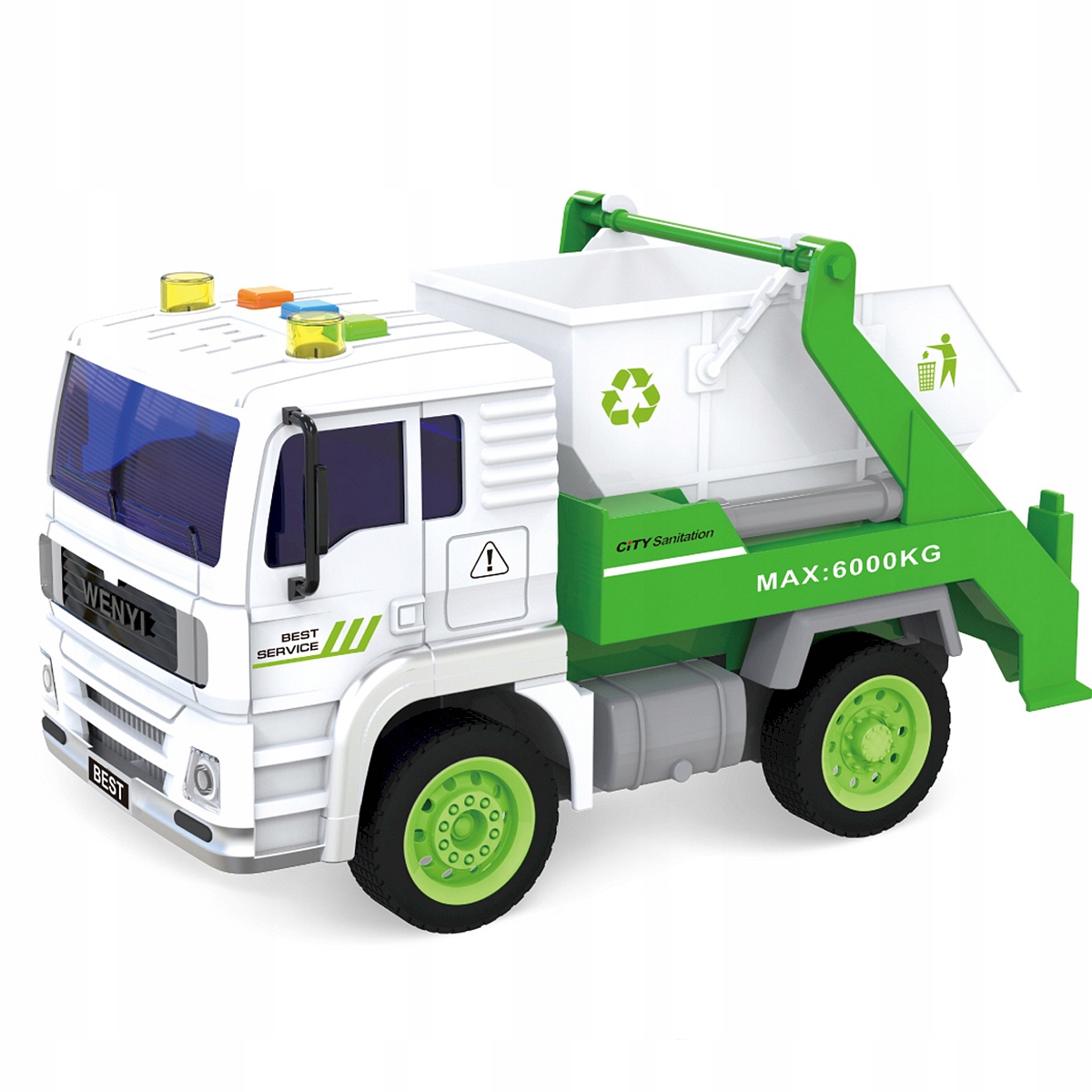 SMILY PLAY ŚMIECIARKA KONTENER ŚWIATŁO DŹWIĘK Rodzaj pojazdu śmieciarka