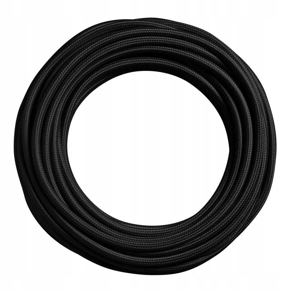 

Przewód w oplocie kabel 2x0,75 Czarny 3m
