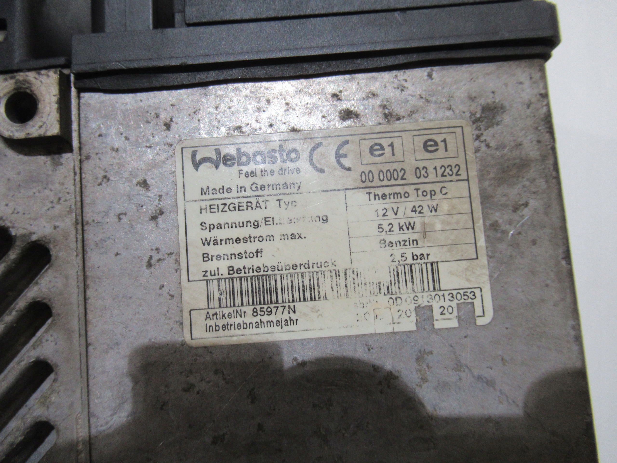 WEBASTO THERMO TOP C VW SEAT SKODA 85977N
