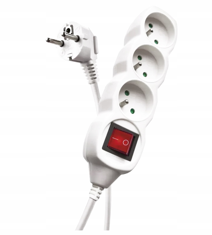 PRZEDŁUŻACZ LISTWA ZASILAJĄCA 3 GNIAZDA 5m Marka Emos