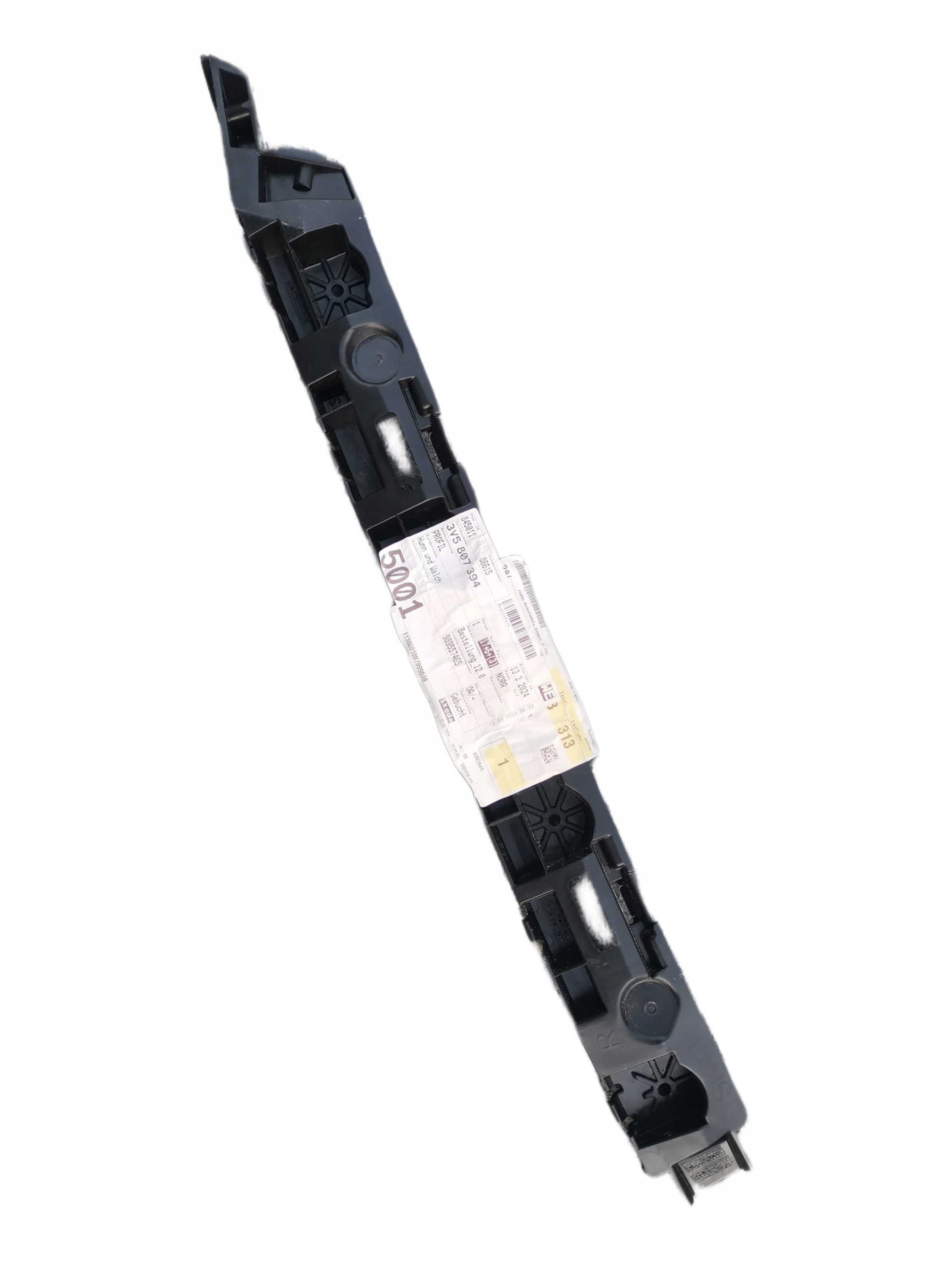 SKODA SUPERB III mocowanie ślizg uchwyt zderzaka tylny prawy 3V5807394