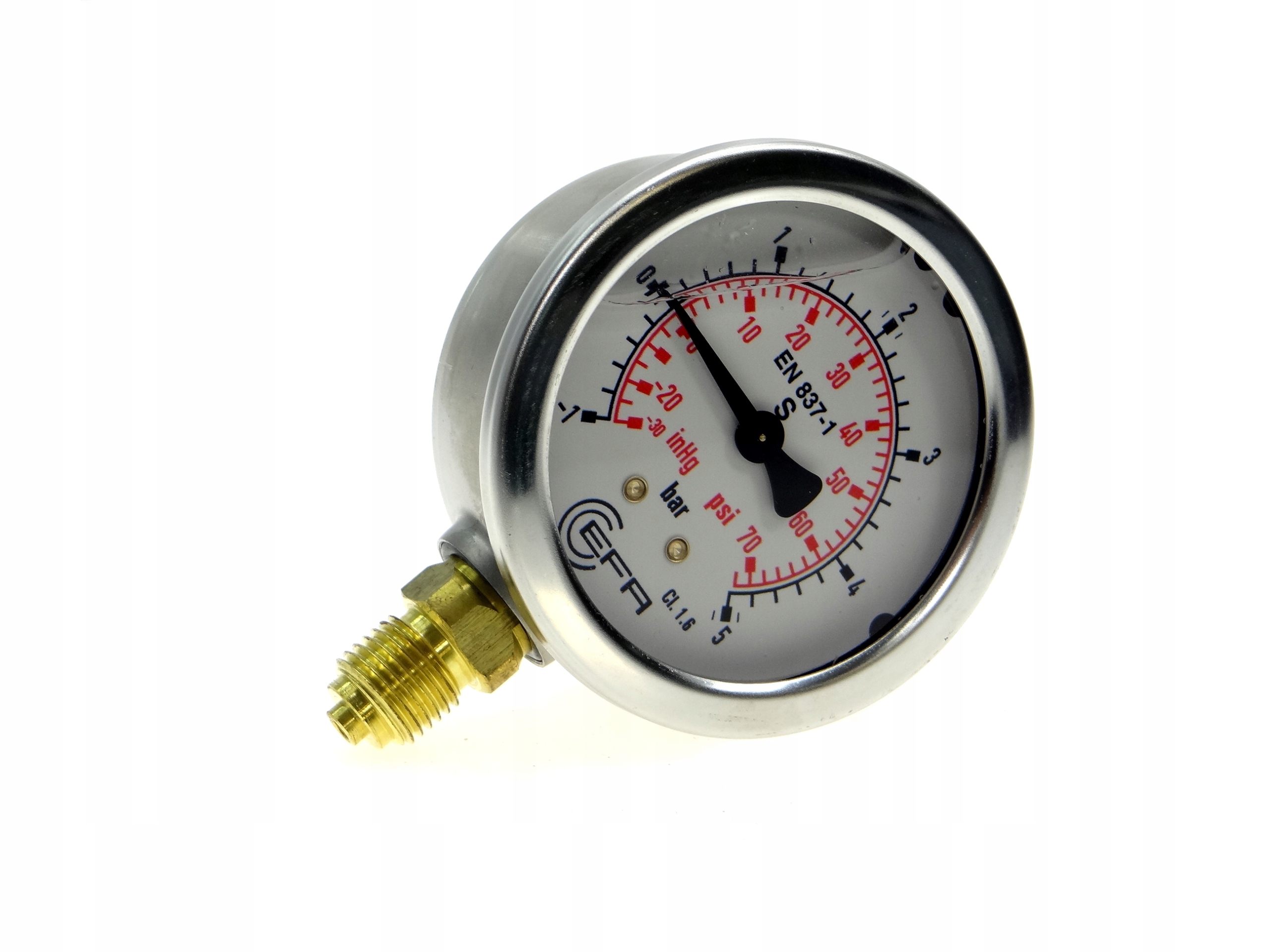 

Wakuometr Manometr Gliceryna od -1 do +5 bar 1/4''