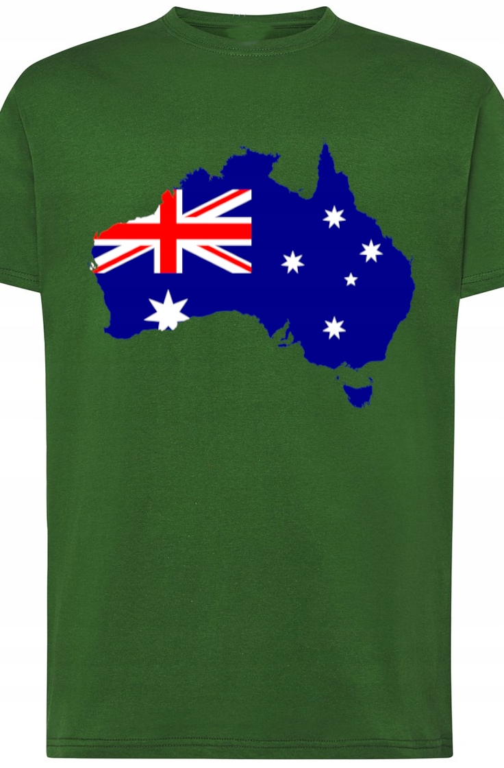 

Australia Flaga Męski Modny T-shirt Nadruk R.m